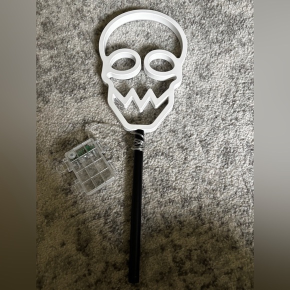 Halloween Decor Bundle Spider Webs, Projector, Banner, LED Sign, & Carving Kit - Picture 2 of 9